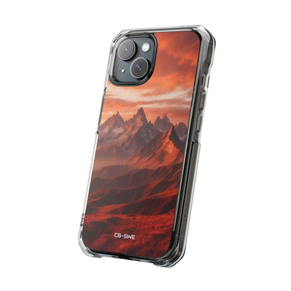 Mountain Peaks Glowing iPhone Case - Impact
