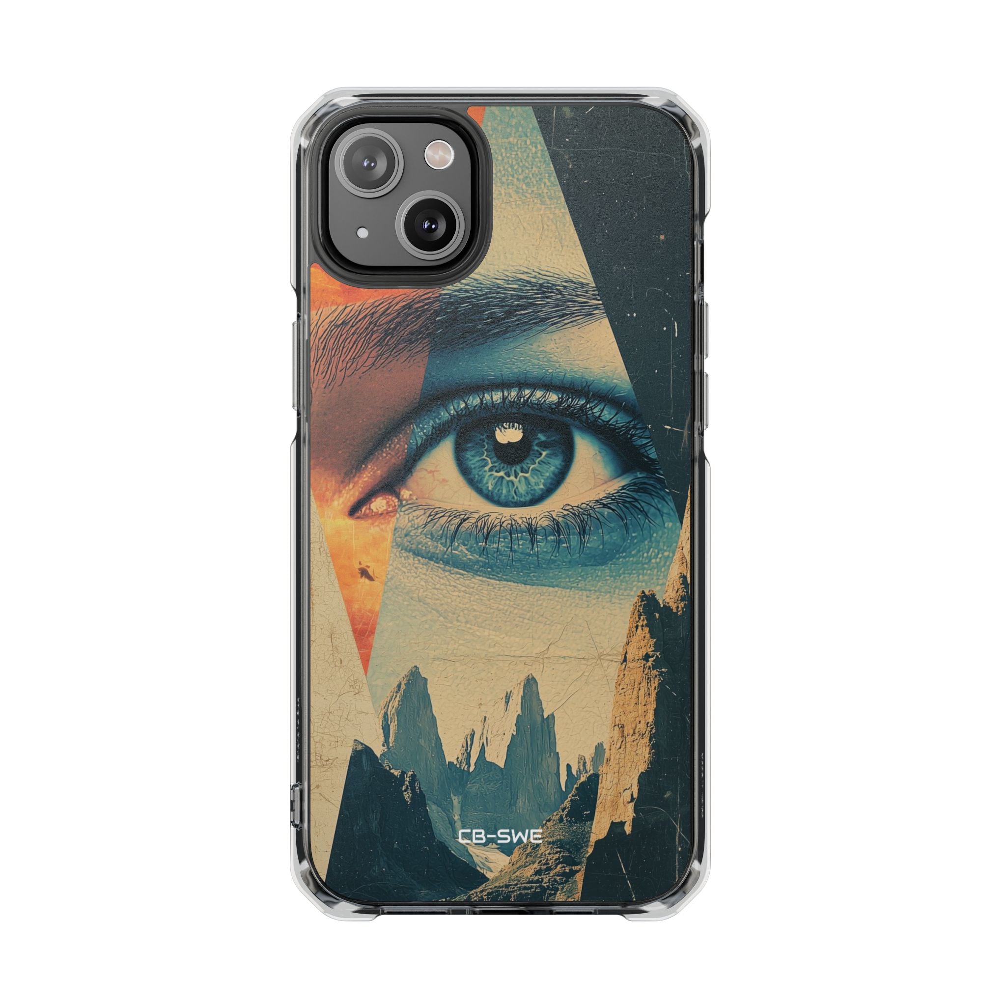 Eye Meets Mountains iPhone Case - Impact