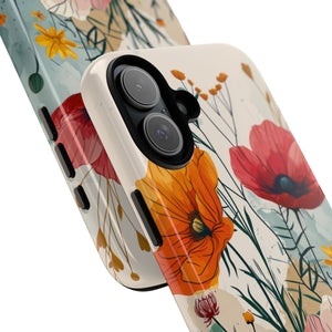 Whimsical Garden Watercolor Blooms - for iPhone 16