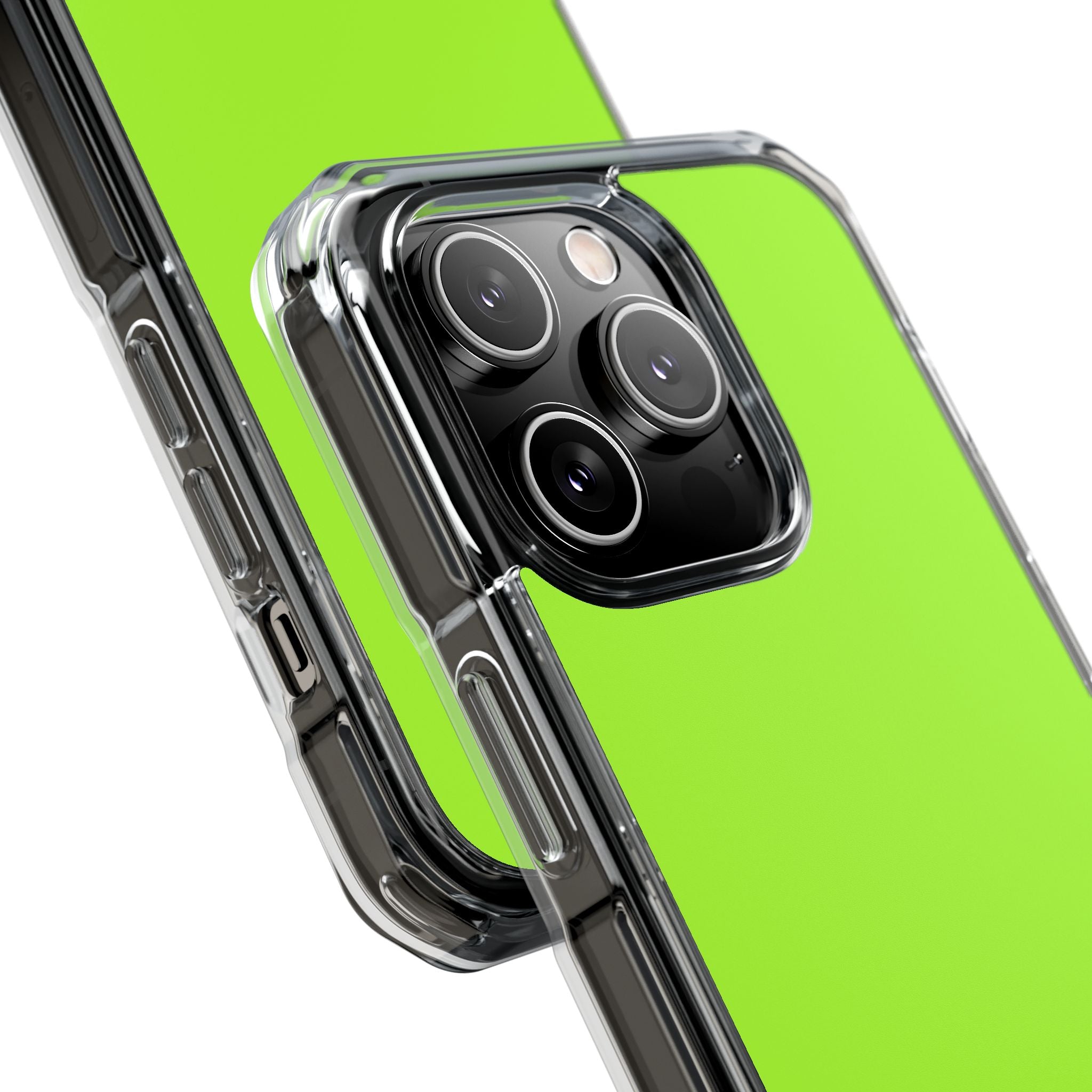 Green Yellow - Clear Impact Case for iPhone