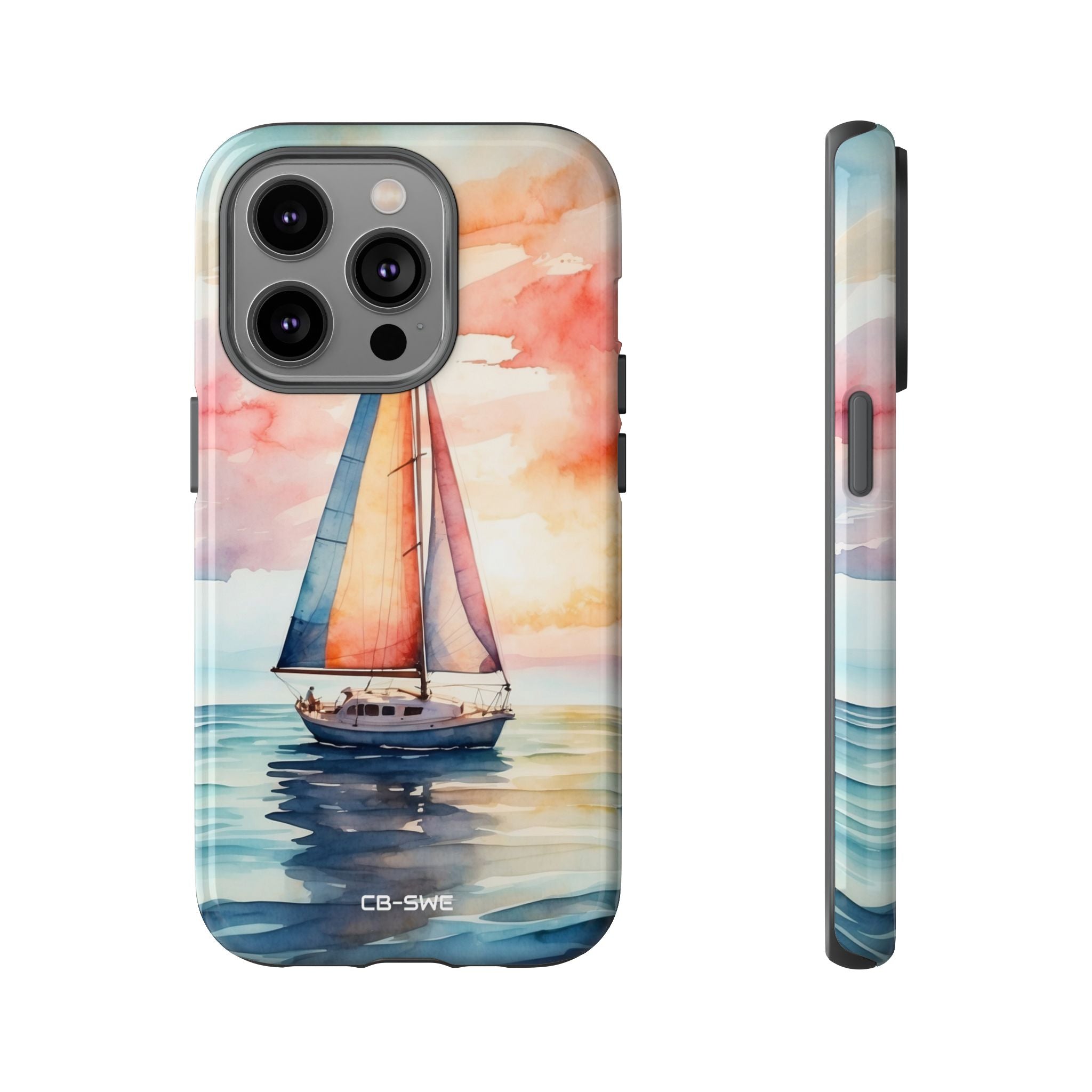 Sailboat Glides Calm - iPhone Case