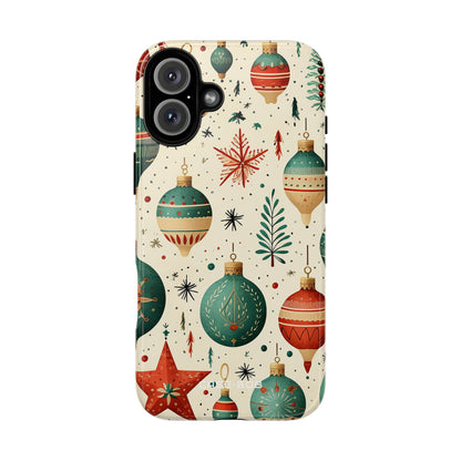 Teal Ornaments iPhone 16 Plus Case - Tough