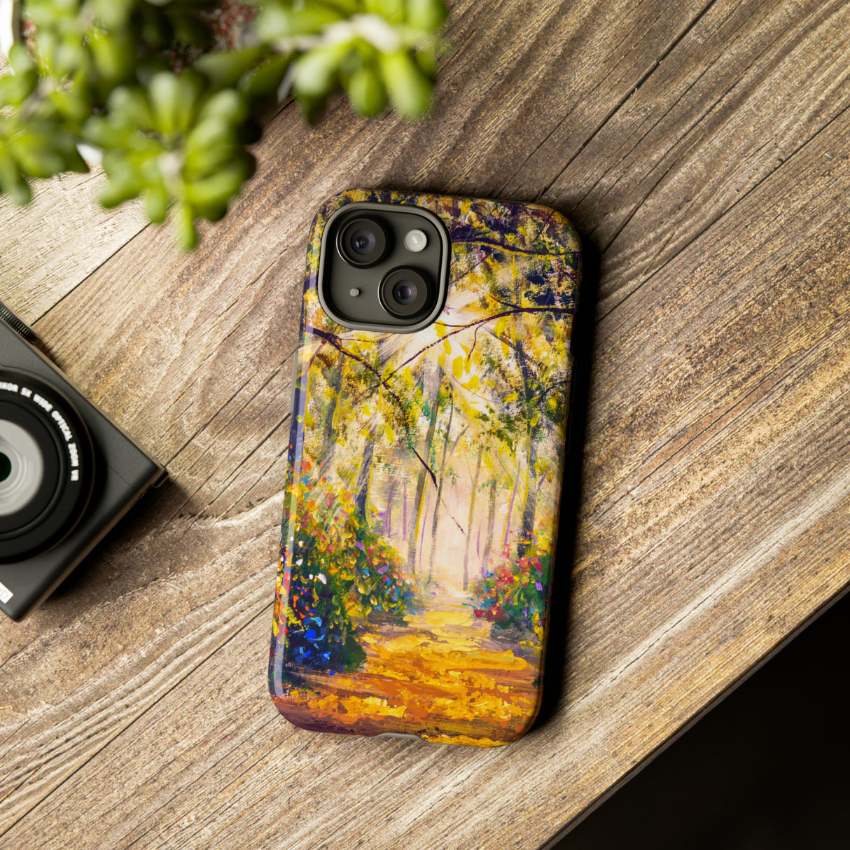 Sunny forest - Protective Phone Case