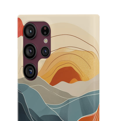 Sunset Waves | Slim Phone Case for Samsung