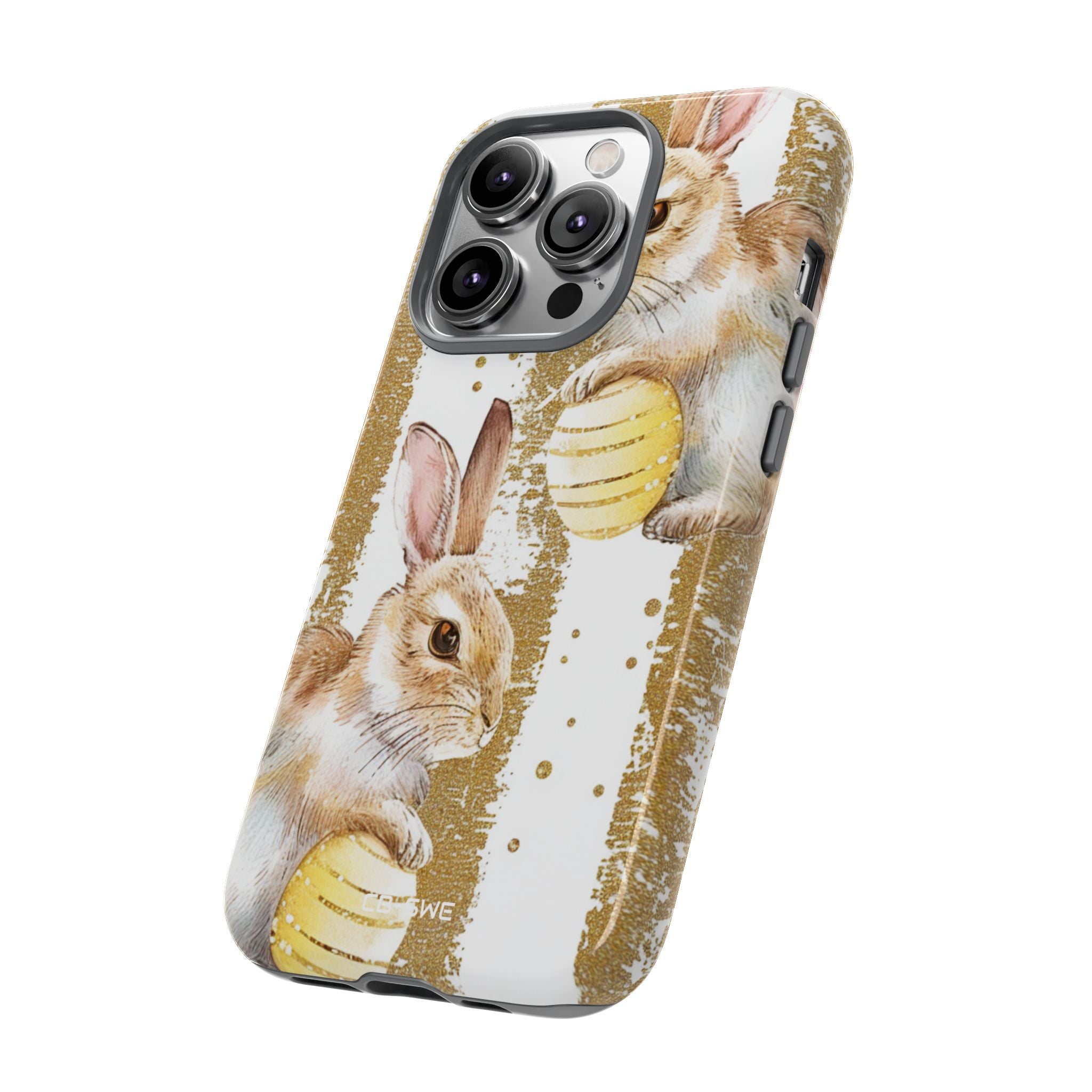 Bunnies Hold Eggs - iPhone Case