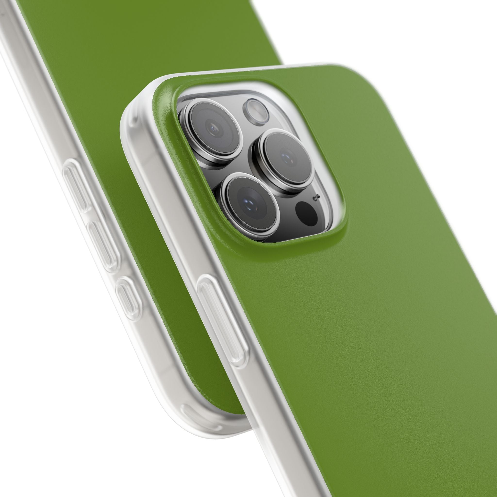 Olive Drab iPhone 16 - Flexi Phone Case