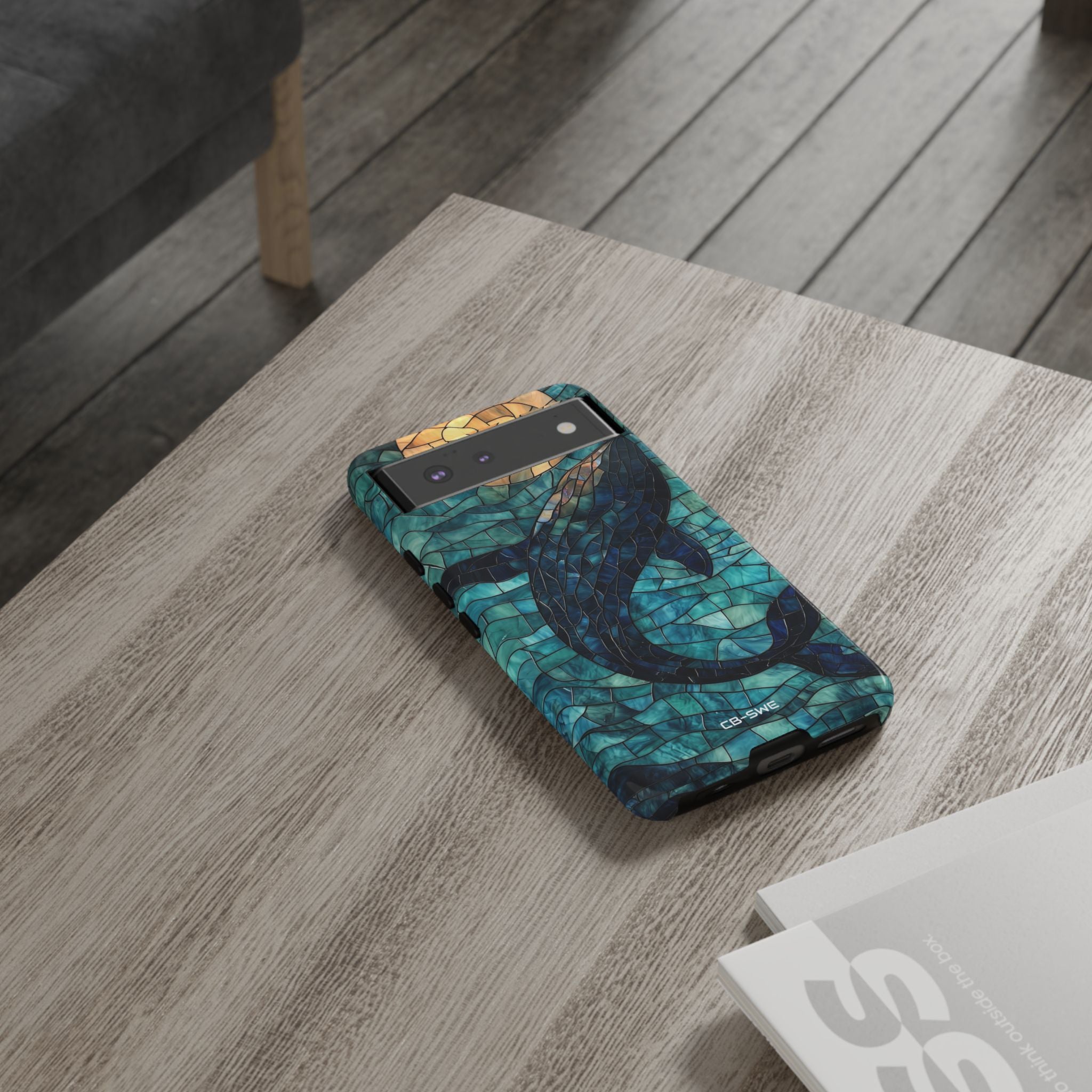 Whale Dives Upward - Google Pixel Case