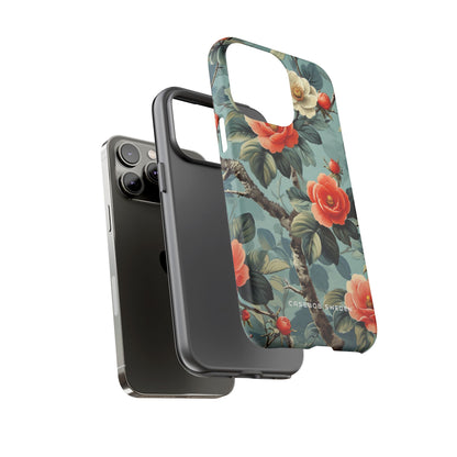 Vintage Floral Romance iPhone 14 - Tough Phone Case