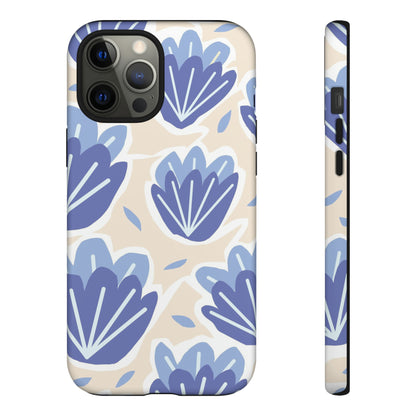 Light Blue Happy Flower - Protective Phone Case