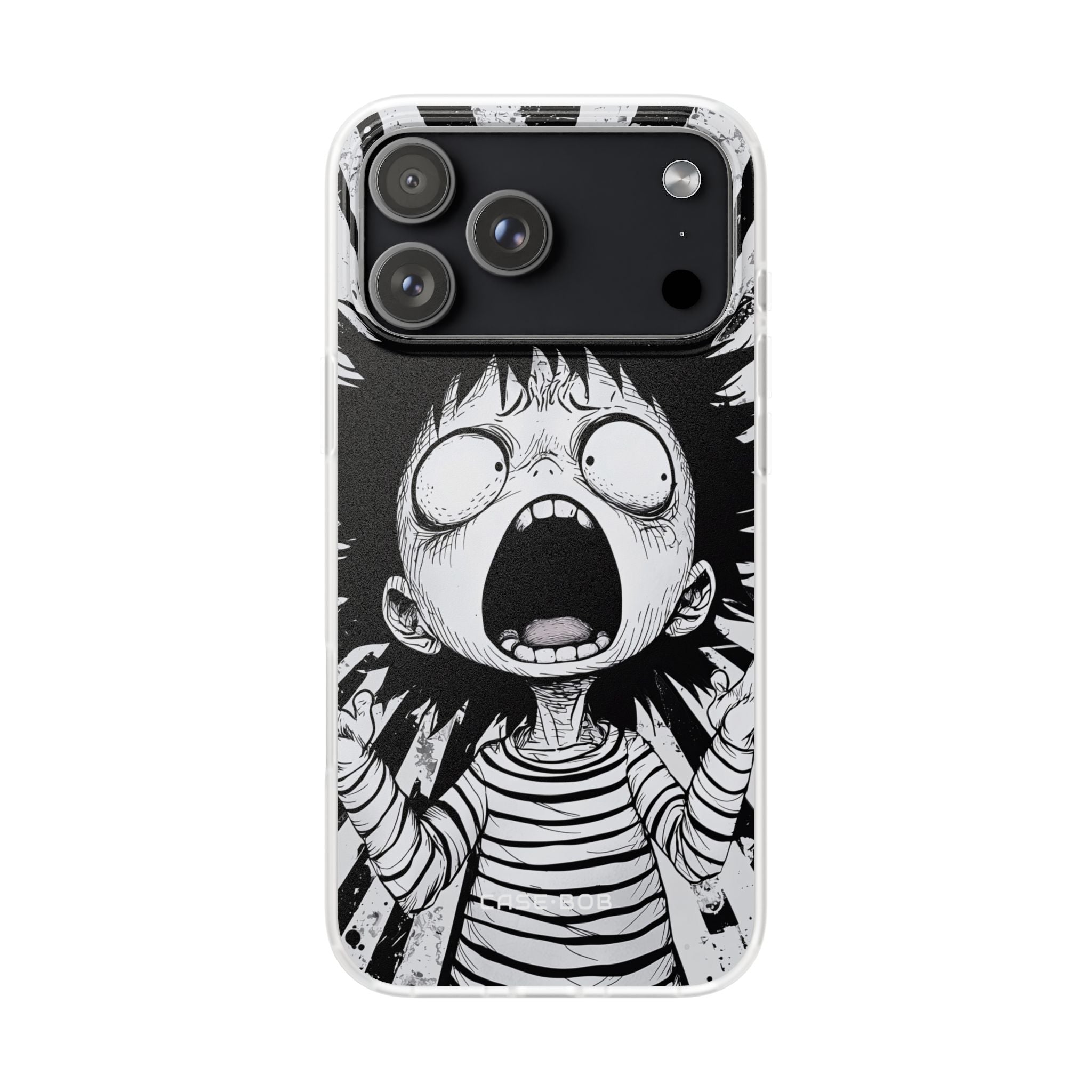 Screaming Stripes iPhone 17 Pro MaxCase - Soft