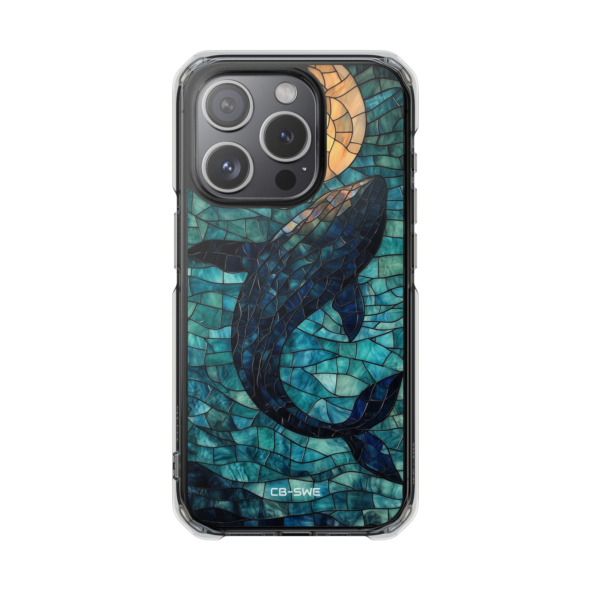 Whale Dives Upward iPhone Case - Impact