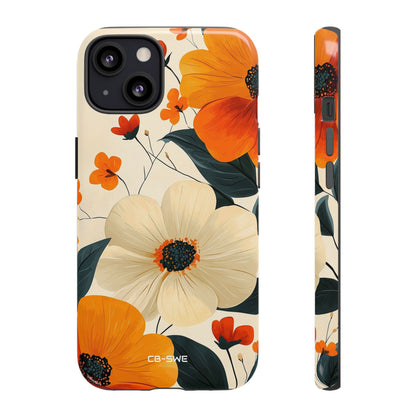 Vibrant Flowers Bloom - iPhone Case