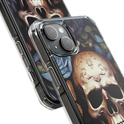 Skull Among Blossoms iPhone Case - Impact