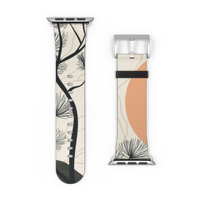Spiky Tree Sunset - Watch Band