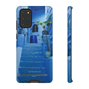 Blue City Morocco - Protective Phone Case