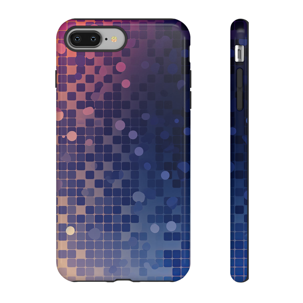 Azure Square: Blue Gradient - Protective Phone Case