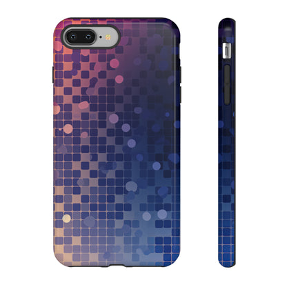 Azure Square: Blue Gradient - Protective Phone Case