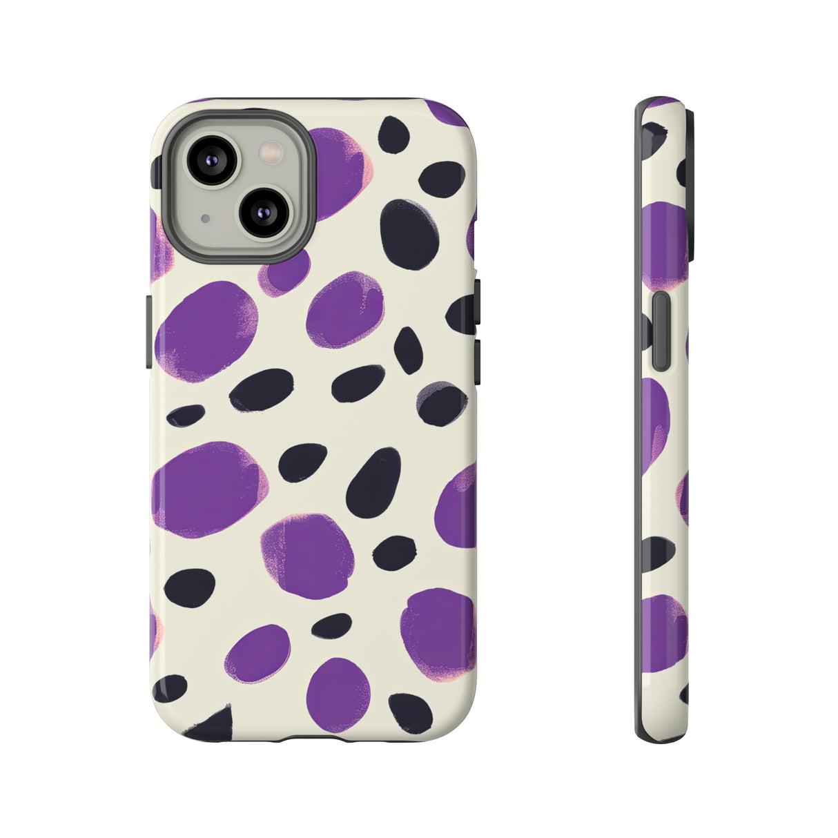 Purple Dot Matrix Case - Protective Phone Case