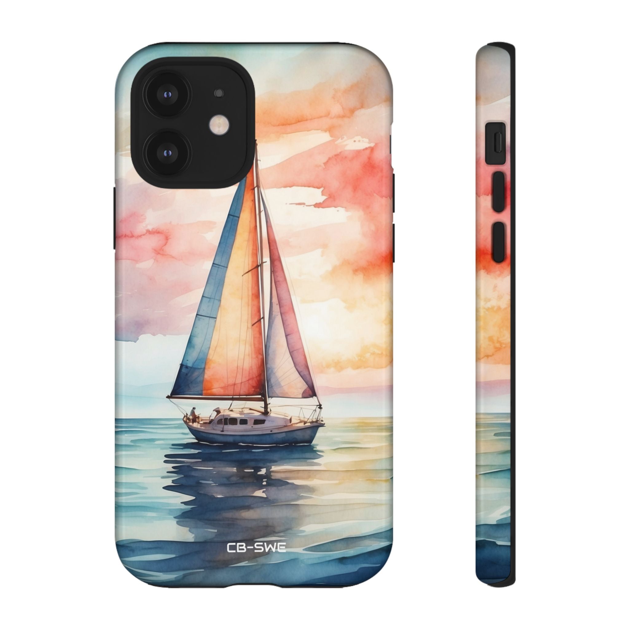 Sailboat Glides Calm - iPhone Case