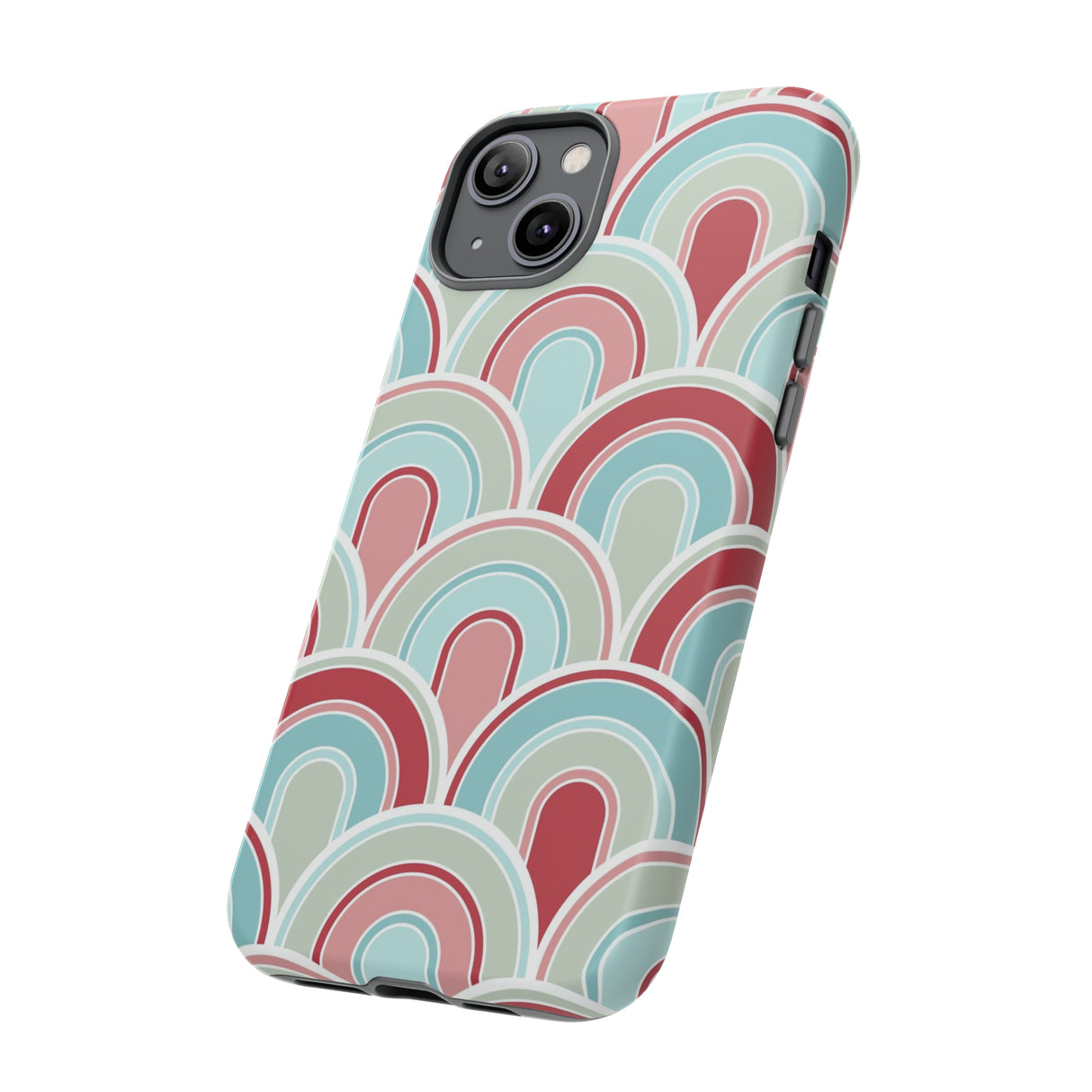 Light Blue Retro - Protective Phone Case