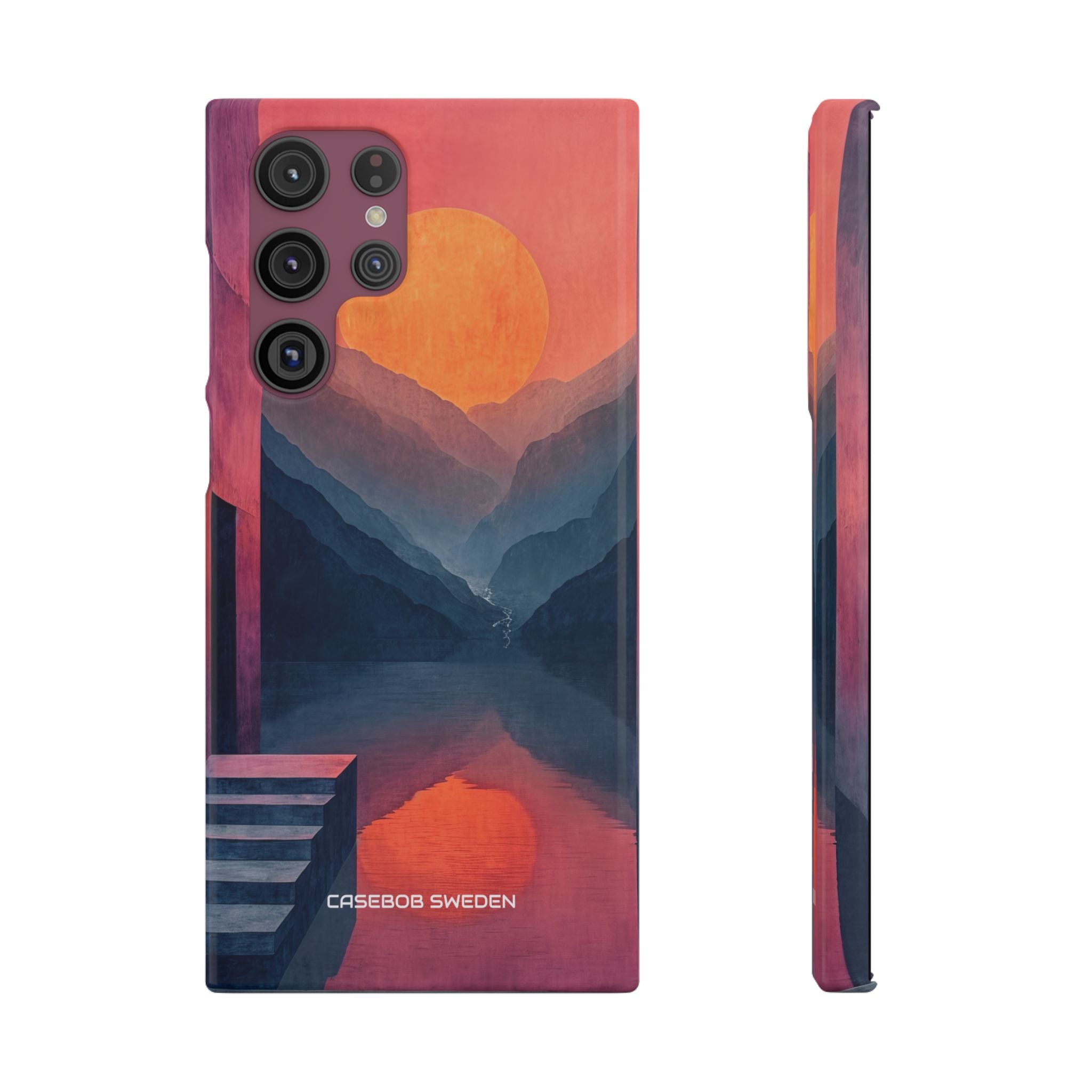 Surreal Sunset Landscape - Slim Samsung S22 Phone Case