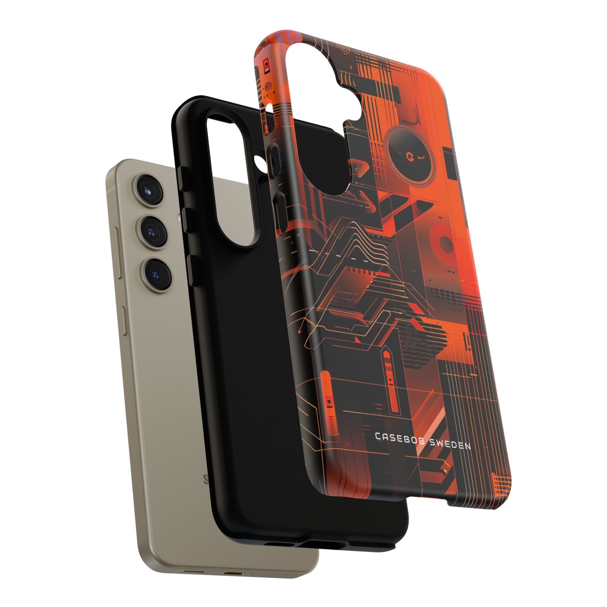 Gradient Circuitburst Samsung S24 - Tough Phone Case