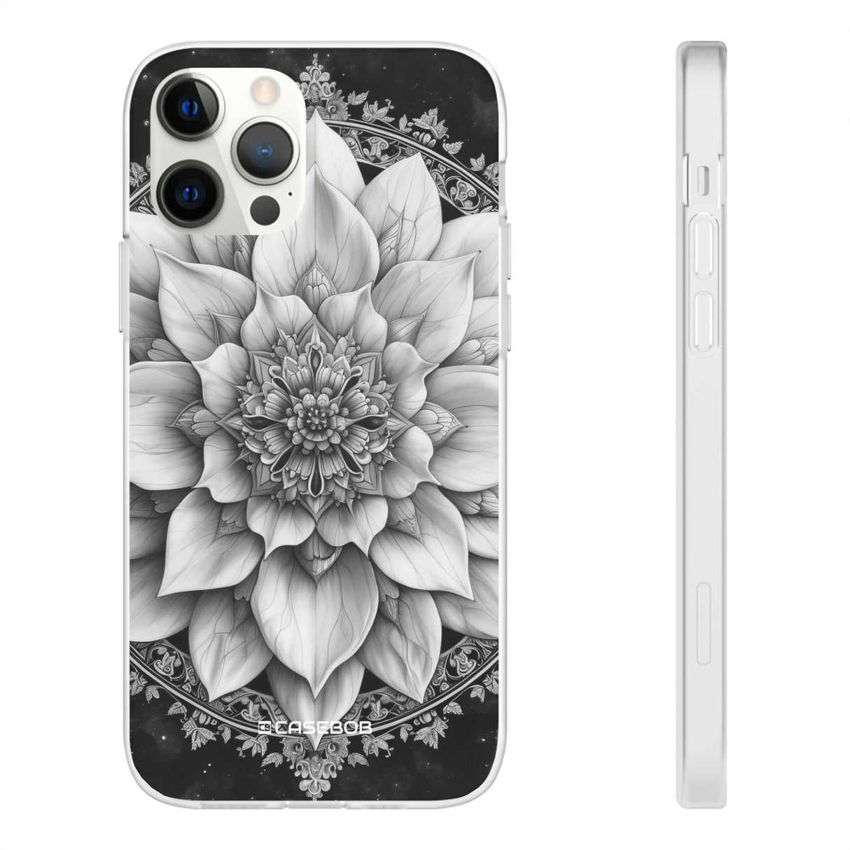 Celestial Mandala Harmony | Flexible Phone Case for iPhone