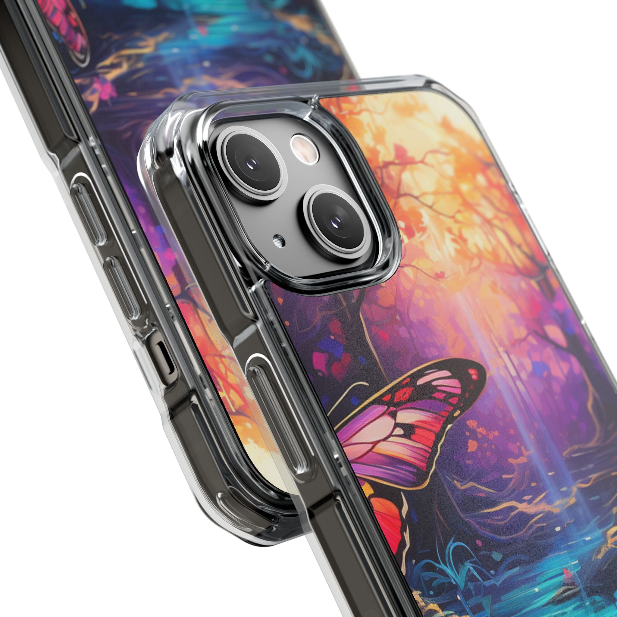 Enchanted Butterfly Forest iPhone Case - Impact
