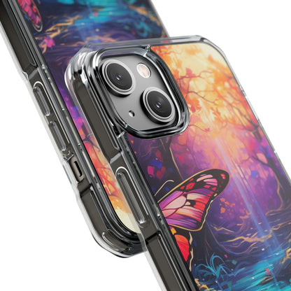 Enchanted Butterfly Forest iPhone Case - Impact