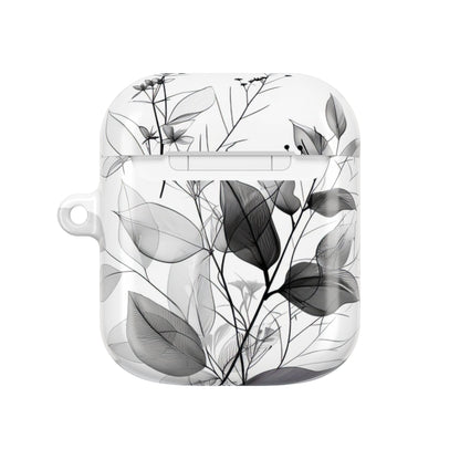 Silver Leaves - AirPods Case