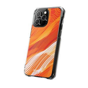 Pantone Tangelo  | Phone Case for iPhone (Clear Impact Case - Magnetic)