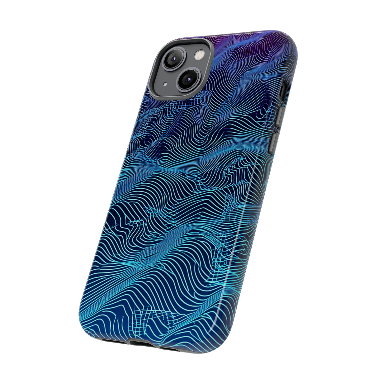 AI Interface: Tech Gradient - Protective Phone Case