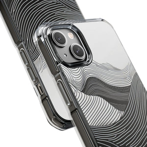 Optical Fluidity - Phone Case for iPhone (Clear Impact - Magnetic)