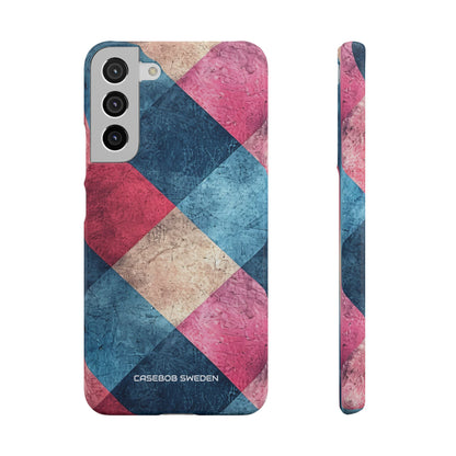 Bold Geometric Squares - Slim Samsung S22 Phone Case