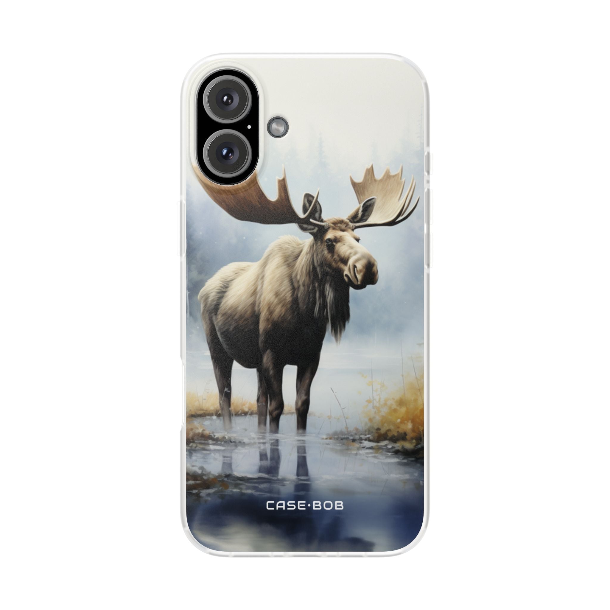 Moose Reflection iPhone 16 Plus Case - Soft