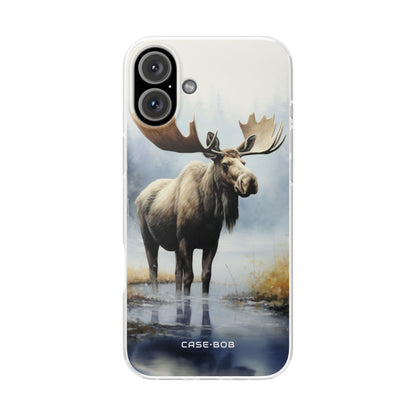 Moose Reflection iPhone 16 Plus Case - Soft