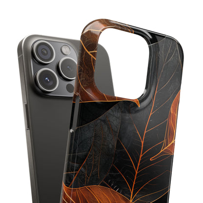 Autumn Leaf Elegance iPhone 15 - Slim Phone Case