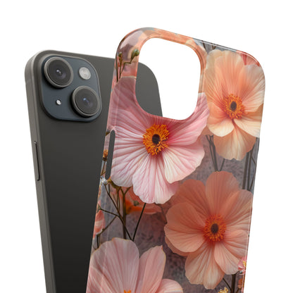 Serene Botanical Blooms - Slim iPhone 15 Phone Case