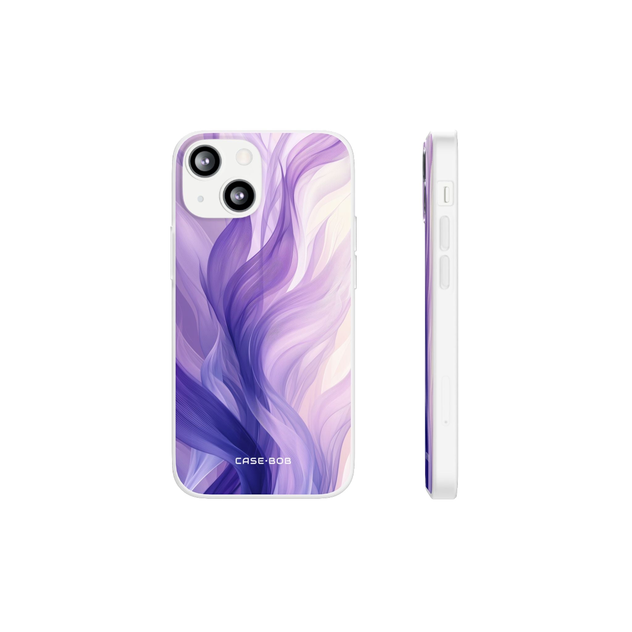 Purple Ribbon Waves iPhone 13 mini Case - Soft