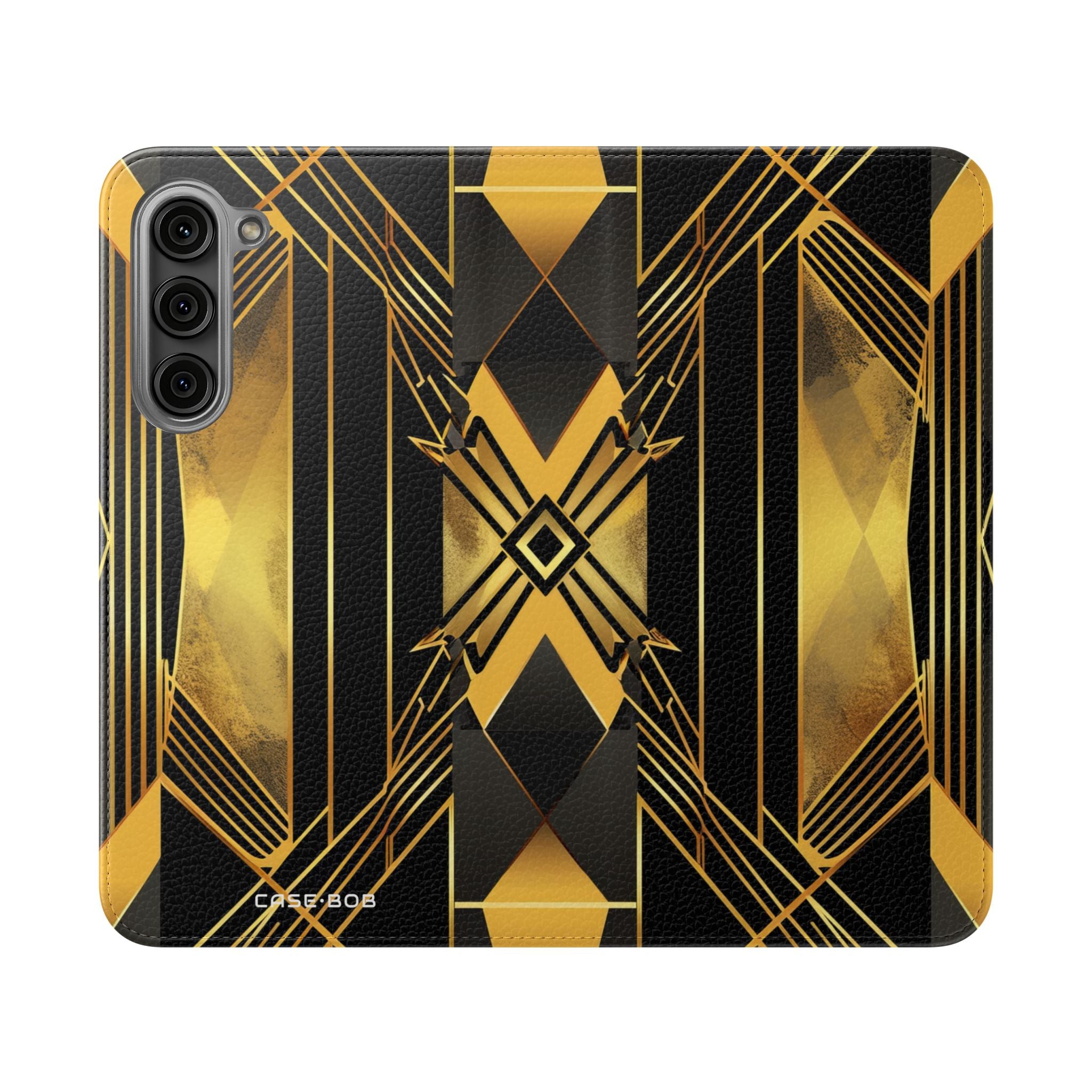 Golden Xcape - Samsung S23+ Kotelo - Lompakkokotelo