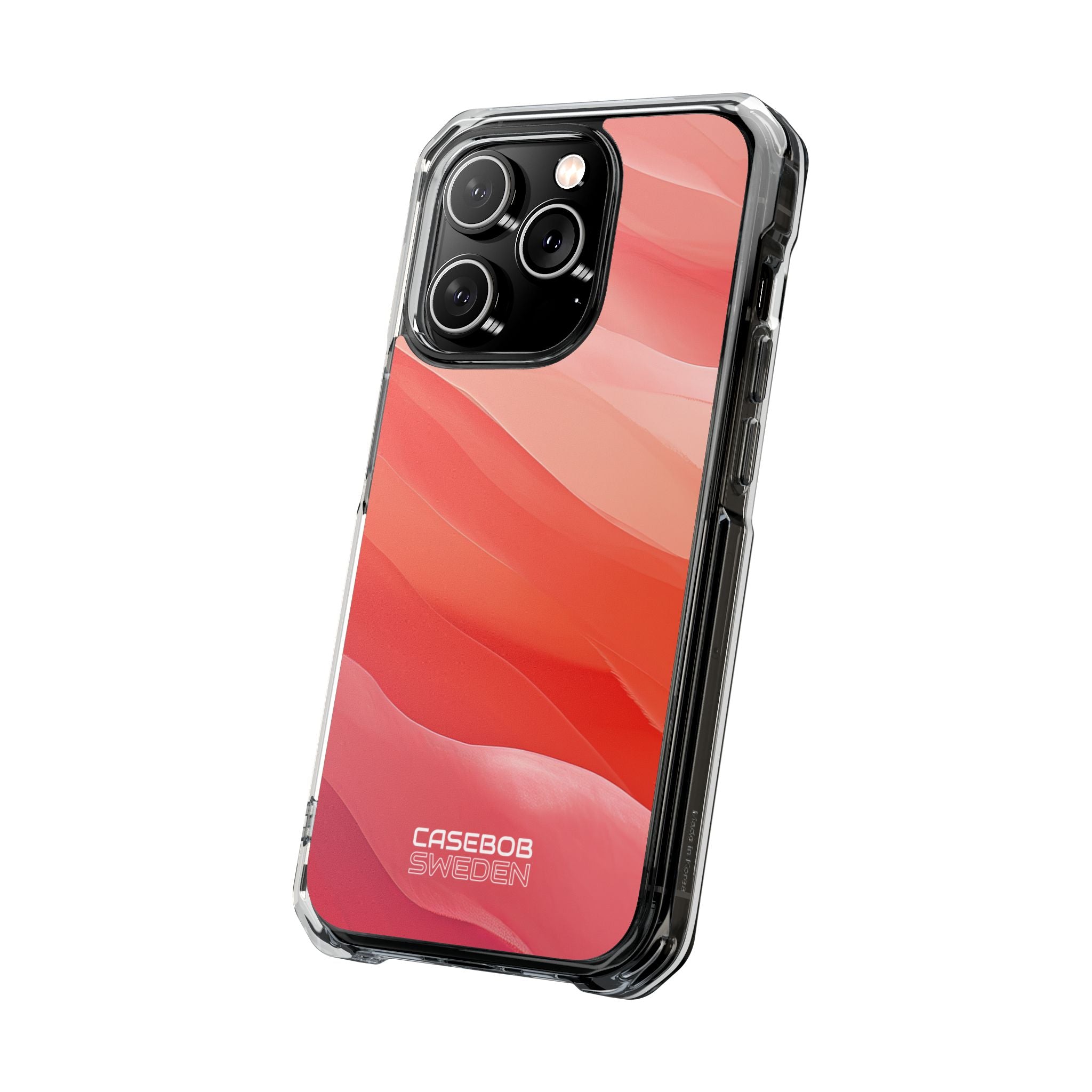 Flowing Coral Waves iPhone 14 - Impact Clear+