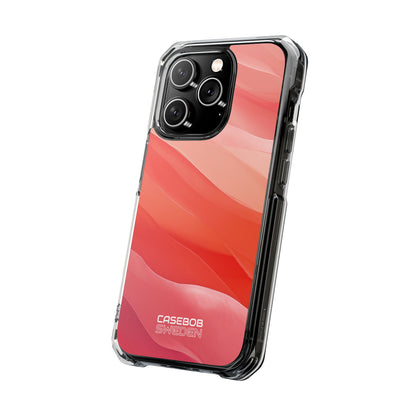 Flowing Coral Waves iPhone 14 - Impact Clear+