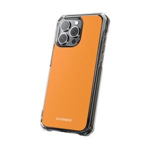 Deep Saffron | Handyhülle für iPhone (Clear Impact Case – magnetisch) 