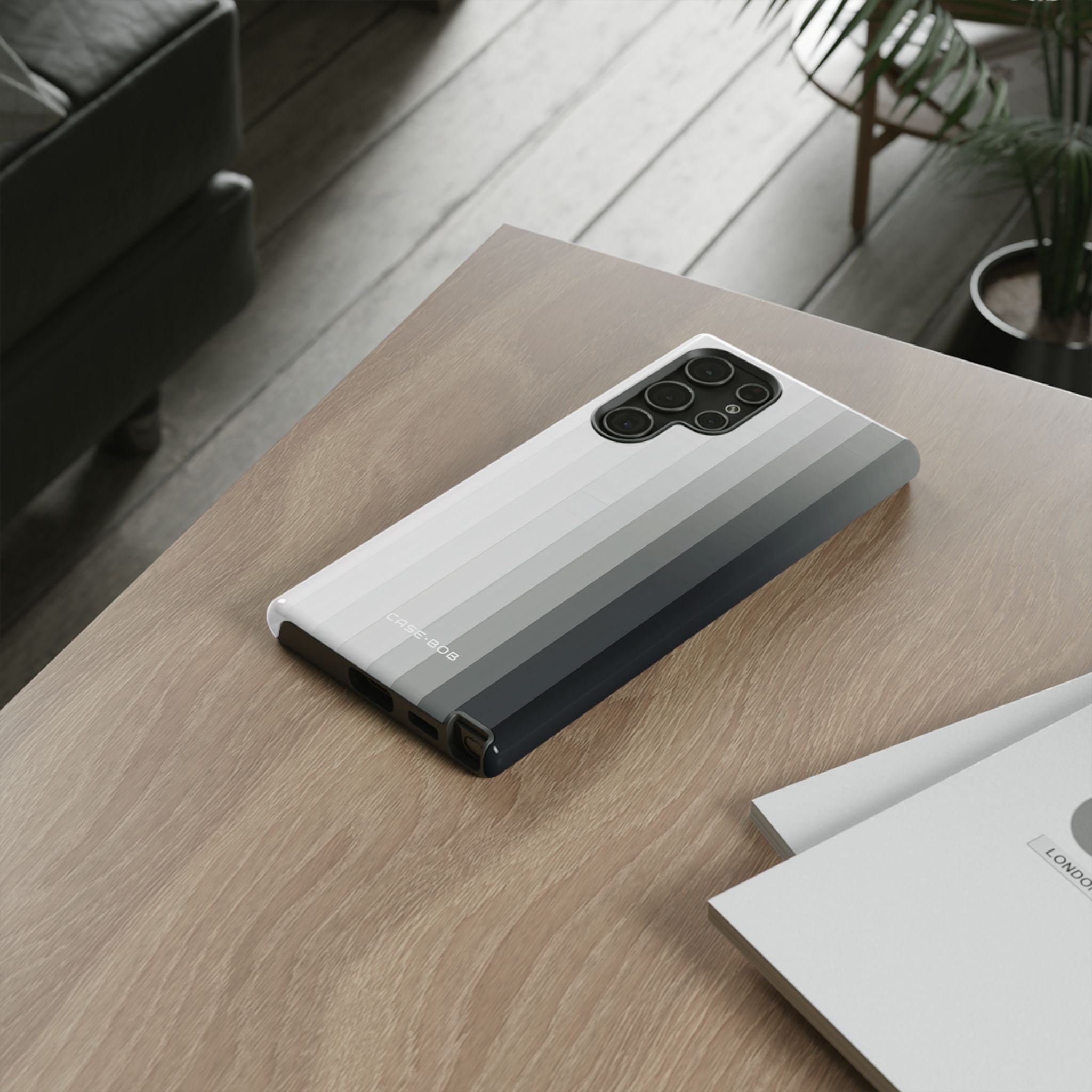 Gradient Bands Samsung S22 Ultra Case - Tough