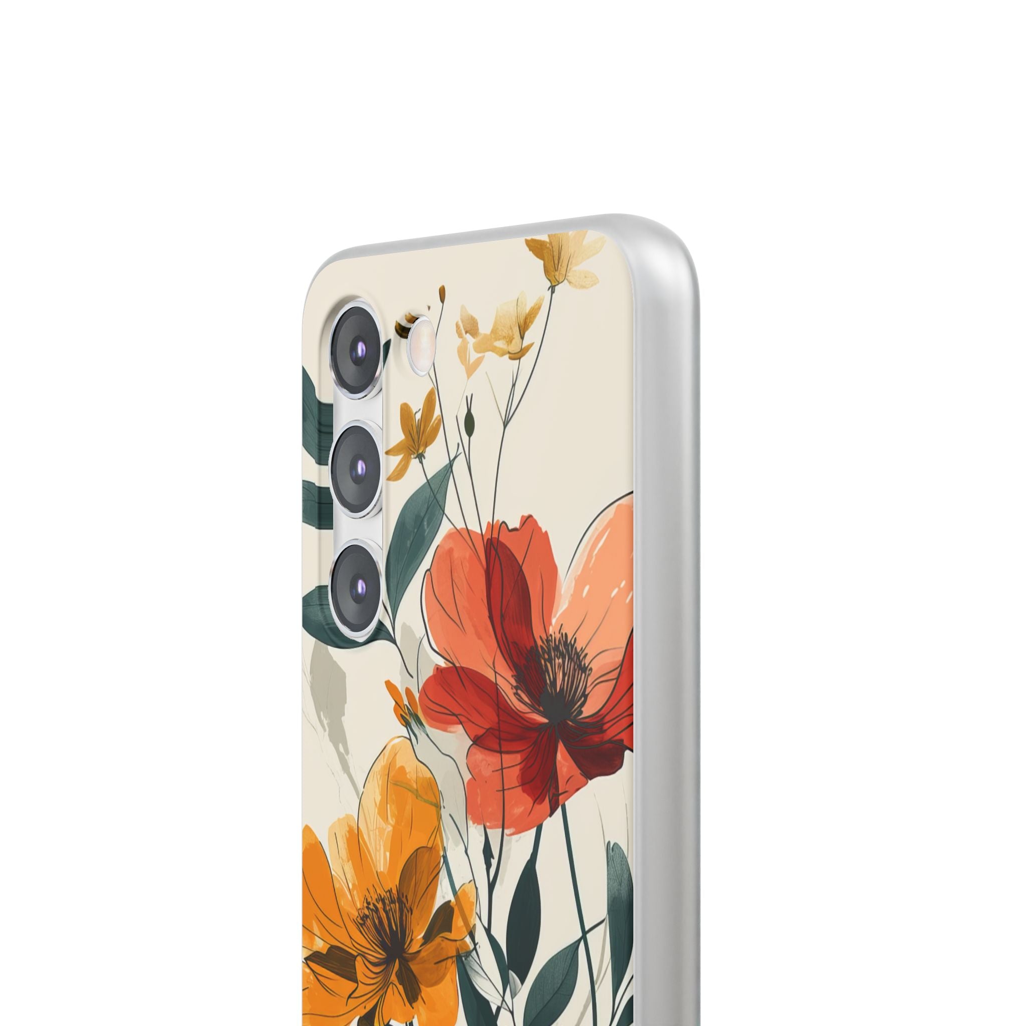 Elegant Floral Harmony Samsung S23 - Flexi Phone Case