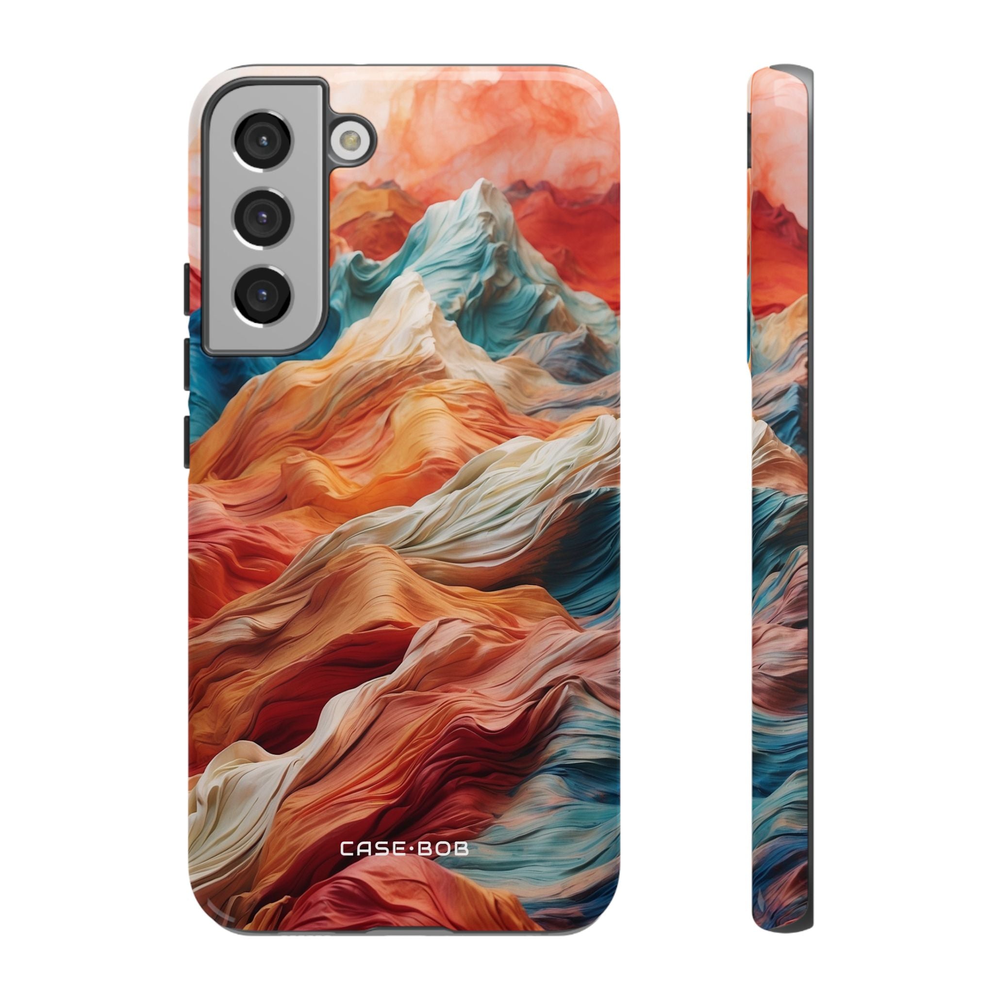 Fabric Peaks Cream Samsung S22 Plus Case - Tough