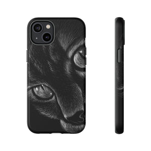 Pencil Drawing Cat - Protective Phone Case