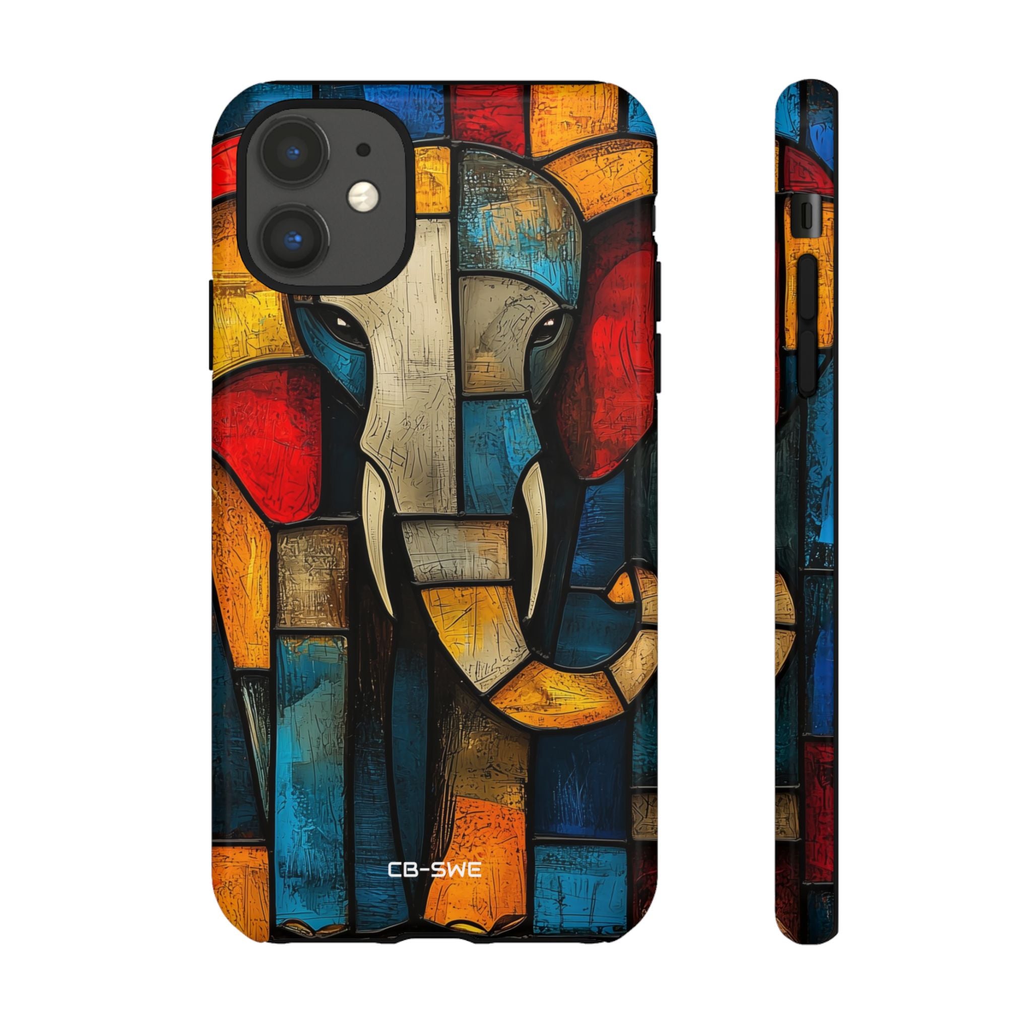 Elephant Shapes Dance - iPhone Case