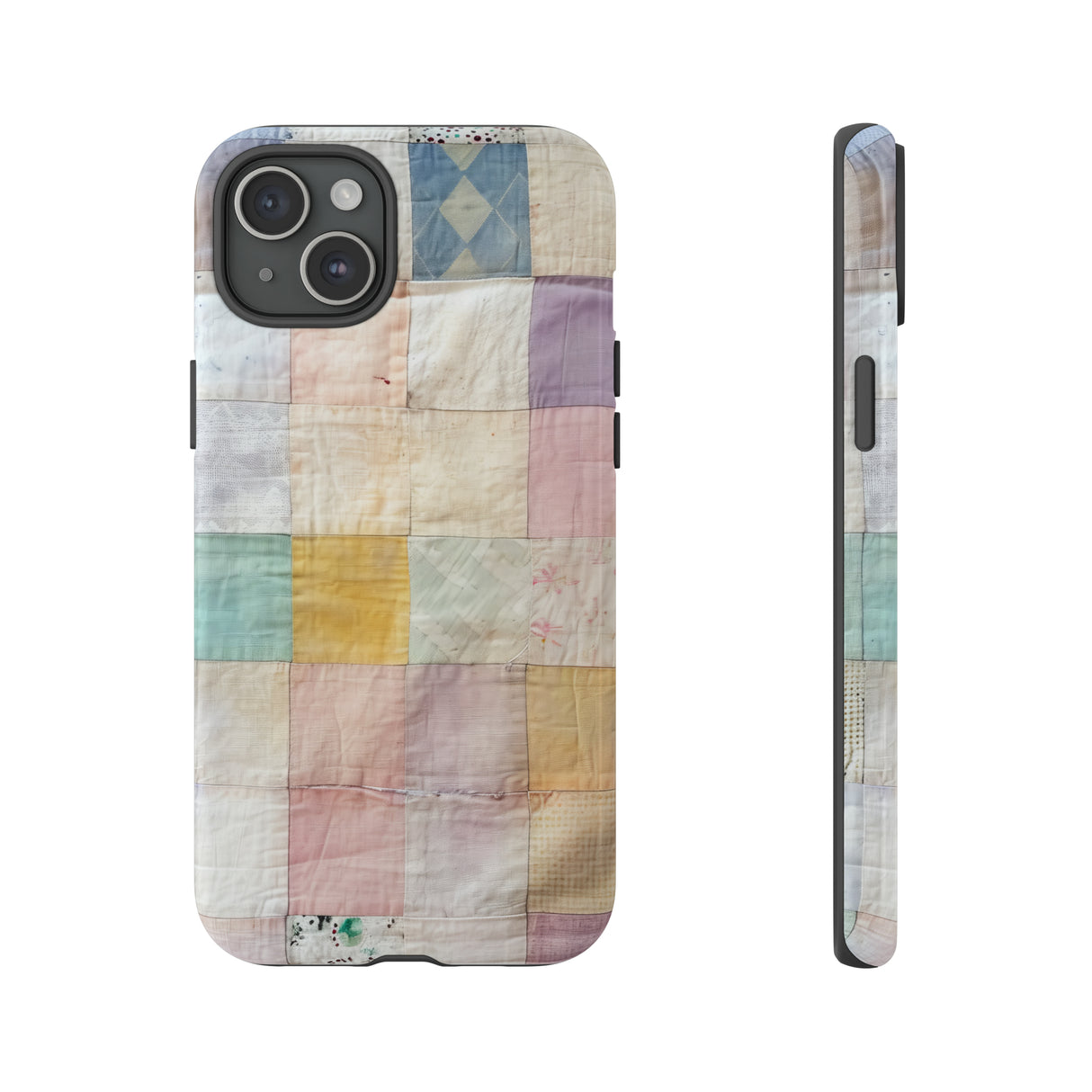 Pastel Quilt Patchwork - Protective Phone Case