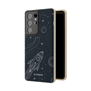 Cosmic Doodle Adventure | Biodegradable Phone Case